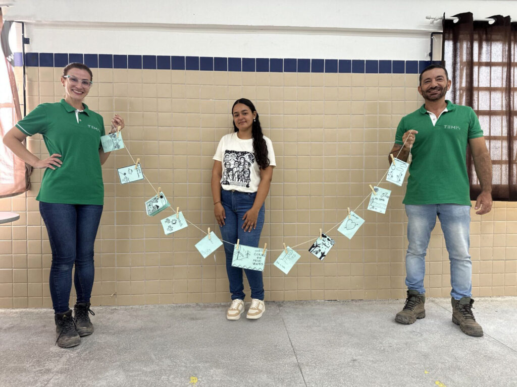 Cordel une cultura e educação ambiental em ação com estudantes de Capoeiras